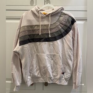 Aviator Nation WAVE STRIPE 4 PULLOVER HOODIE RELAXED- size S